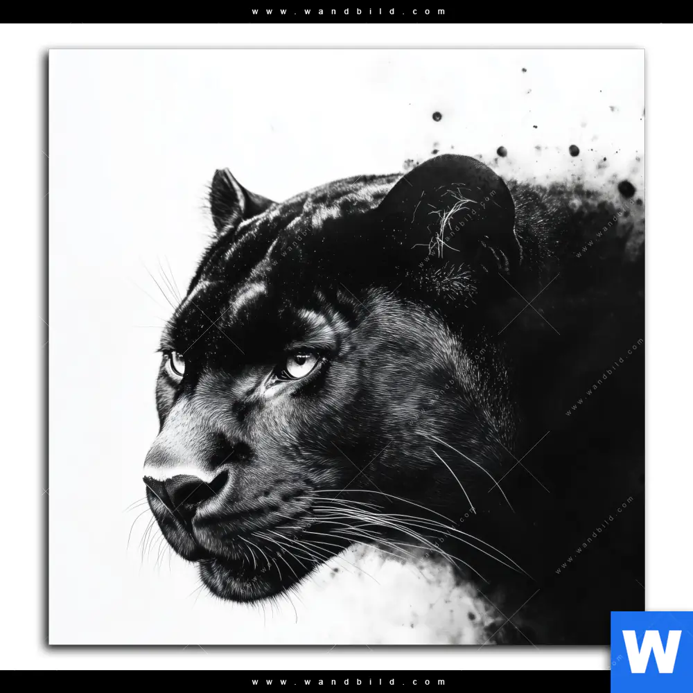 Wechselmotiv | Schwarzer Panther | Quadrat - Image 2