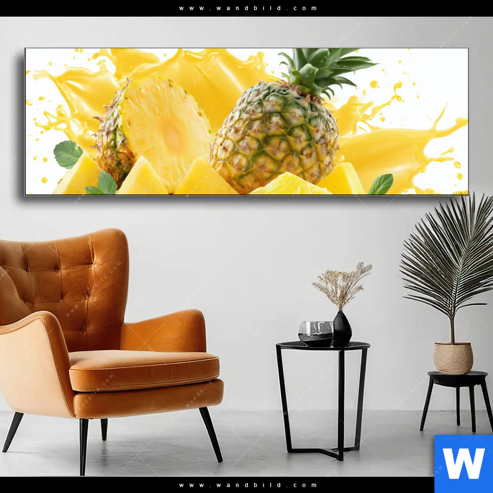 Wechselmotiv | Tropische Frische - Ananas-Explosion | Panorama