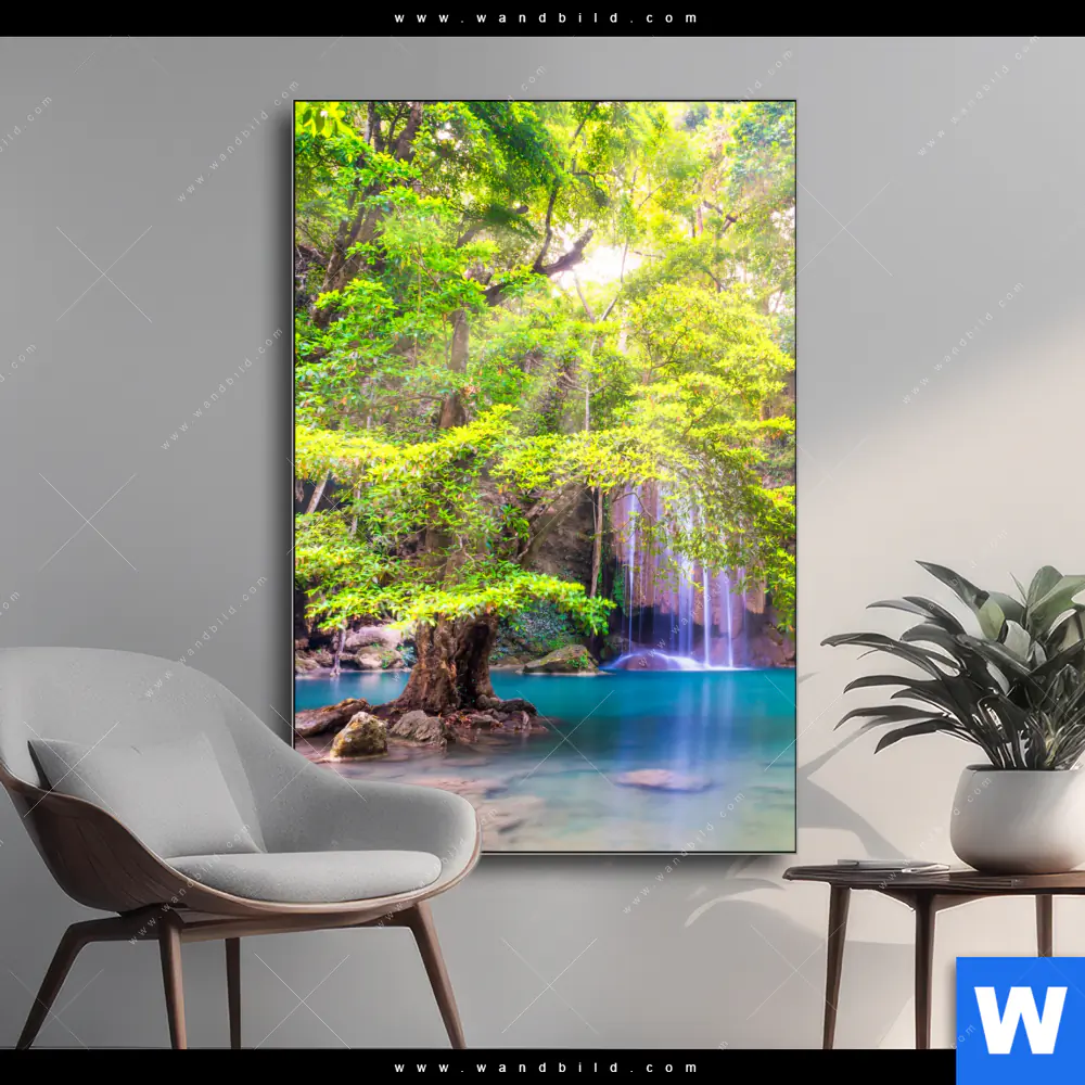 Wechselmotiv | Verborgener Wasserfall | Hochformat