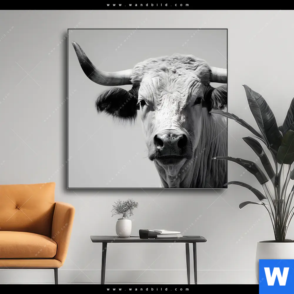 Wechselmotiv | Weisser Bulle | Quadrat