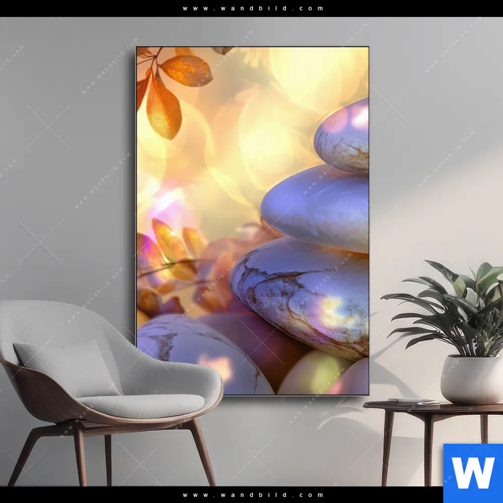 Wechselmotiv | Zen-Steine im Licht | Hochformat