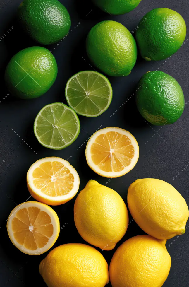 Wechselmotiv | Zitronen und Limetten | Schmal - Image 5